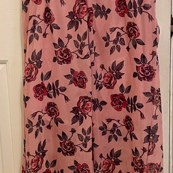 Mia Joy Colette Dress maxi rose floral NWTs ashes of roses  💐 Sz Large JOYFOLIE - Picture 4 of 11